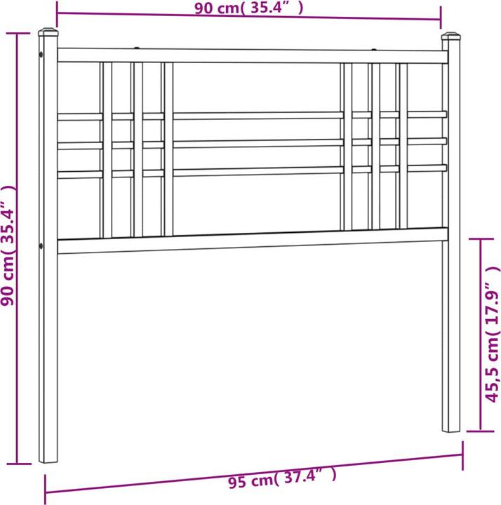 Actual product image VidaXL Karen (95 x 3 x 90 cm)