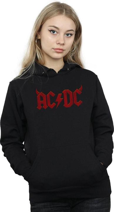 Immagine prodotto AC/DC Horns Logo Felpa con Cappuccio Donna (L)