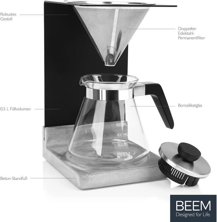 Image du produit Beem Ensemble de cafetières 'Pour Over' 4 tasses 4 pièces (0.50 l)