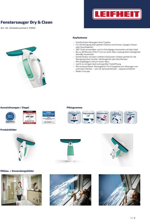 Image du produit Leifheit Sécher et nettoyer