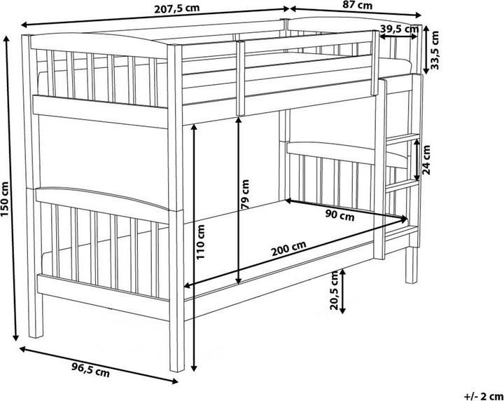 Actual product image Beliani Revin (90 x 200 cm)