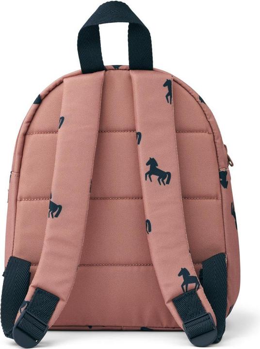 Actual product image Liewood Kids Backpack Allan Medium Horses / Dark Rosetta