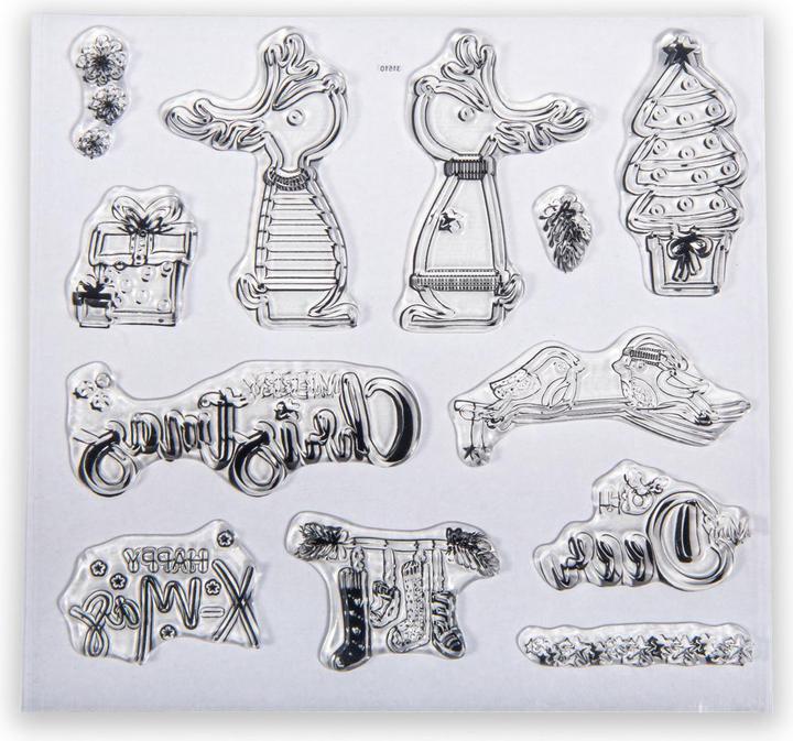 Image du produit Rayher Clear Stamps "Amis des rennes".