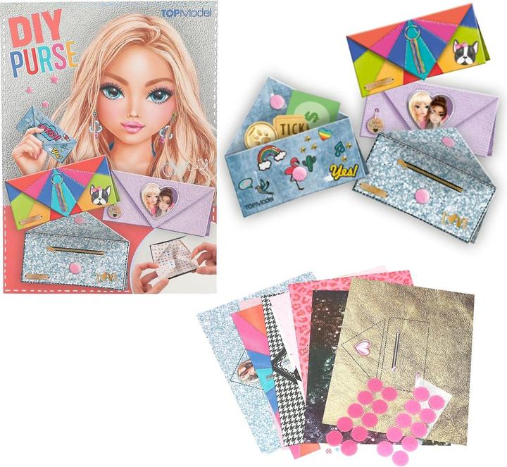 Produktbild Magni Depesche TOPModel Kreativ Set Papierumschlag falten 0,5x15,3x20cm 20 selbstklebende Klettverschlüsse