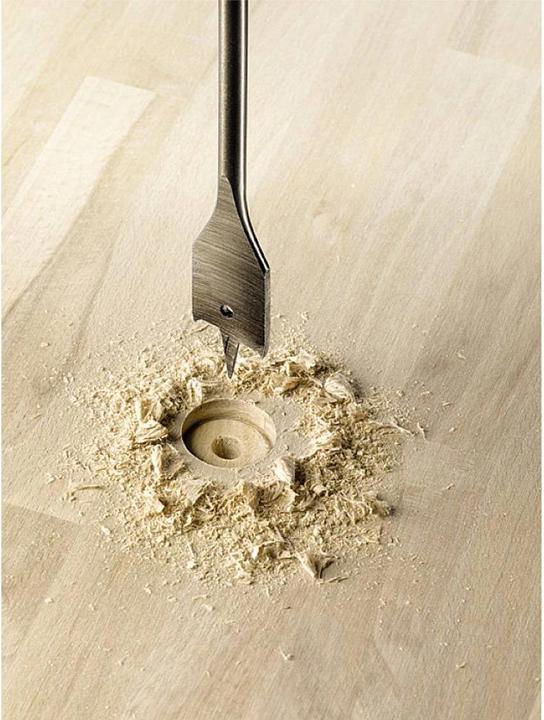 Produktbild kwb Flachfräsbohrerset 6tlg (10, 12, 16, 18, 20, 22, 24 mm)