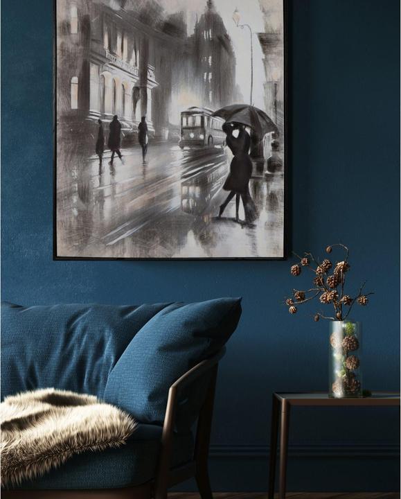 Immagine prodotto Eurofirany Dachbild bemalt auf Leinwand gemalt in einem 60 x 80 cm langen Rahmen (60 x 80 cm)