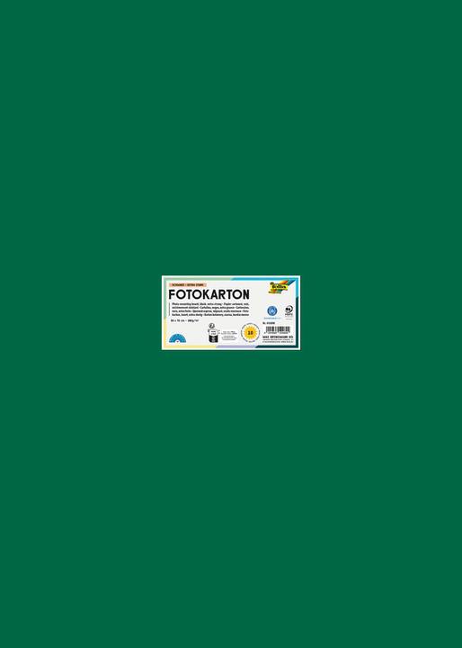Immagine prodotto Folia Cartoncino fotografico, (L)500 x (A)700 mm, 300 g/mq, verde abete (300 g/m², 10 x)