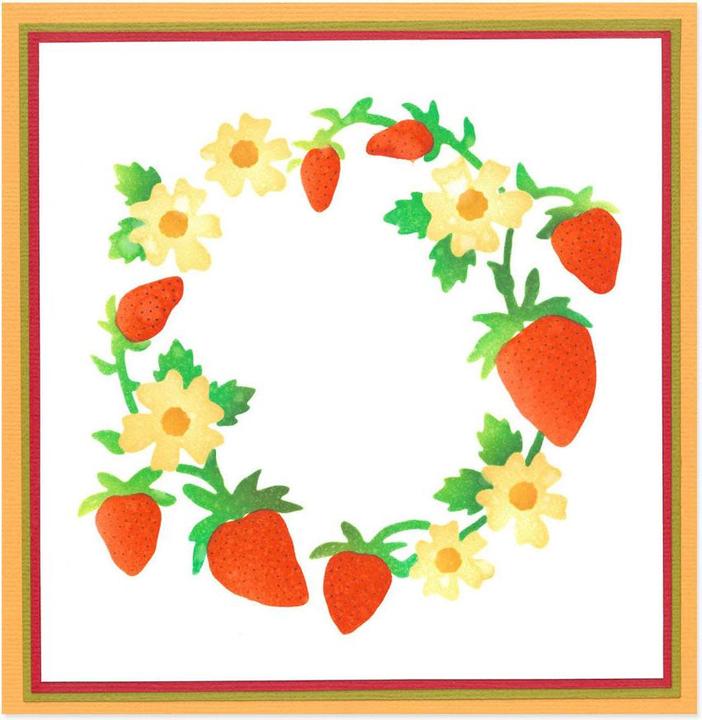 Image du produit Sizzix Pochoirs superposés - Couronne de fraises par Jennifer Ogborn