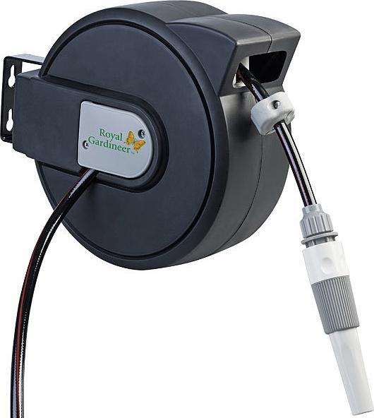Produktbild Royal Gardineer Gartenschlauch mit Wand-Box (9 m, 8 mm)