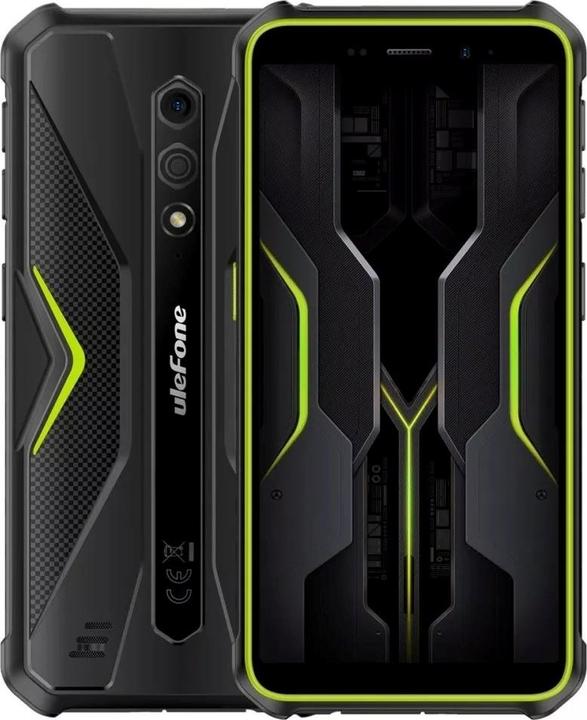 Produktbild Ulefone Armor X12 Pro 4GB/64GB Smartphone (leicht grünlich) ohne Ladegerät (64 GB, Schwarz, Grün, 5.43", Dual SIM, 13 Mpx)