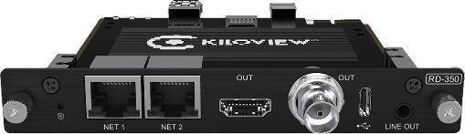 Actual product image Kiloview RD-260 (NDI|HX, SRT, RTSP, RTMP, HLS to SDI and HDMI decoding card) (Network Video Recorder (NVR))