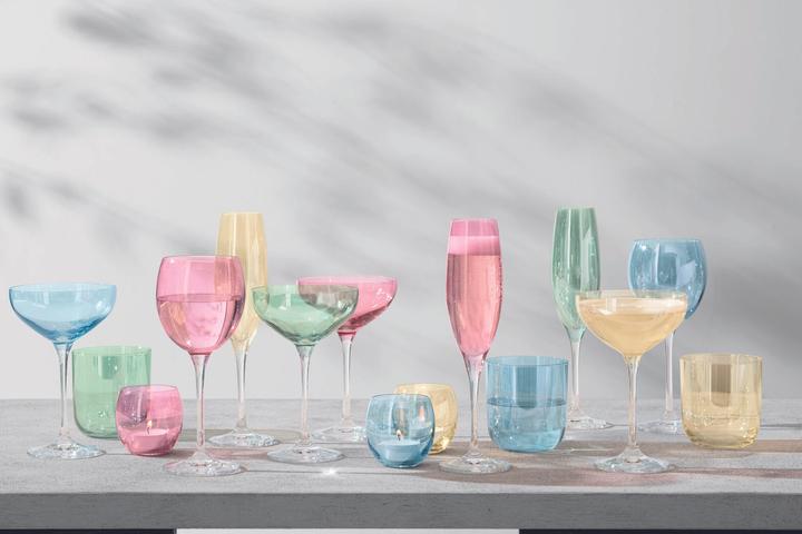 Image du produit LSA Polka Becher 420ml - pastell sortiert x 4 (0.42 l, 4 x)