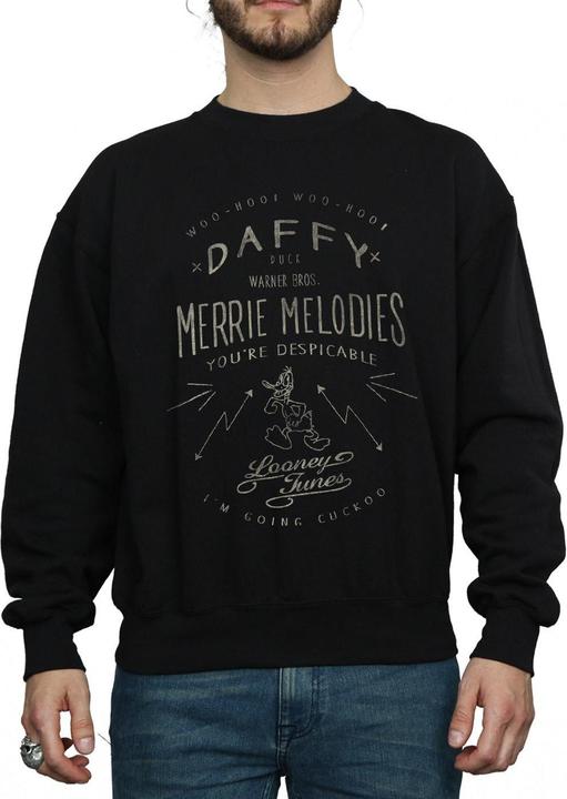 Actual product image Looney Tunes Mens Daffy Duck Despicable Sweatshirt (3XL)