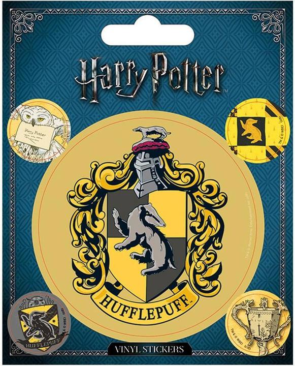 Actual product image Hufflepuff Stickers 5Pack Set Vinyl