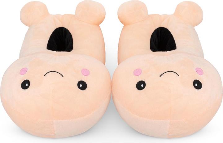 Actual product image Easytoys Penis-shaped Slippers with Smiley Face - Beige (L, XL)