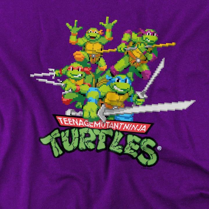 Immagine prodotto Teenage Mutant NT Arcade Maglietta Retrò Uomo (4XL)
