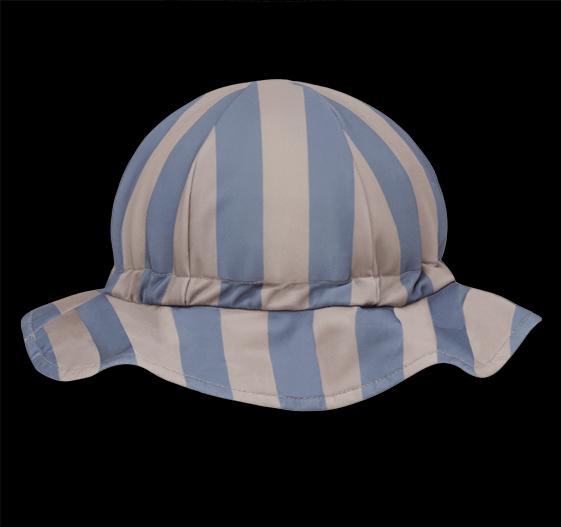 House of Jamie UV Badehut Kinder - Blue & Sesame Stripes