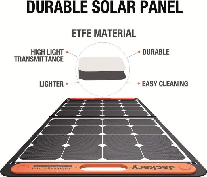 Actual product image Jackery SolarSaga (100 W, 4.69 kg)