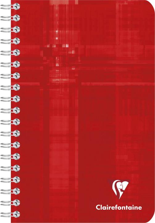 Actual product image Clairefontaine Spiral notebook (11 x 17 cm, Checked, Hardcover)
