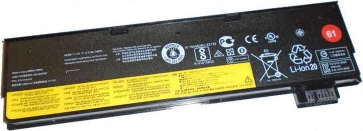Actual product image Vistaport Battery for Lenovo Thinkpad T470/T480/T570/T580/P51S/A475 (3 Cells, 2100 mAh)