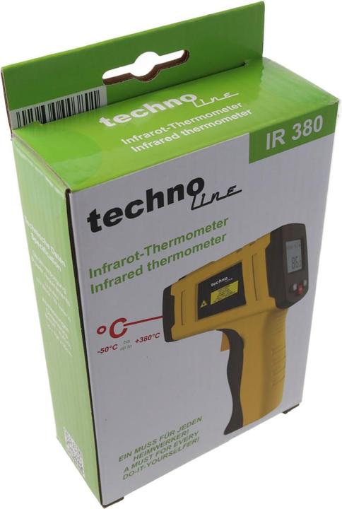 Produktbild Technoline IR 380 Thermometer Infrarot-Thermometer zu der Temperaturmessung aus der Ferne