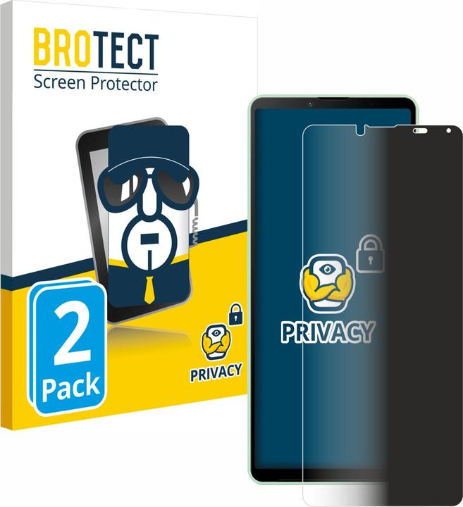 Immagine prodotto BROTECT Pellicola privacy antispia Pellicola di protezione dalla luce blu (2 Pezzo/i, Sony Xperia 10 V)