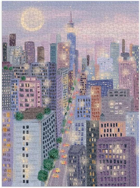 Produktbild Abrams & Chronicle City Lights 1000 Pc Puzzle In a Square box (Englisch, Galison, 2022)