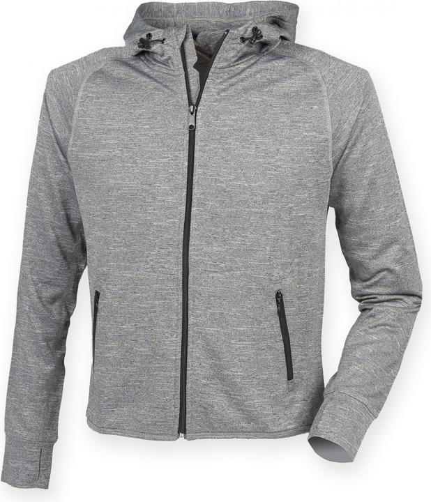 Tombo Hoodie mit Reissverschluss Kapuzenjacke mit reflektierendem Band (S)