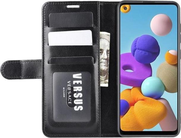 Produktbild MU Classic Crazy Horse Leder Bookcover Series (Samsung Galaxy A21s)