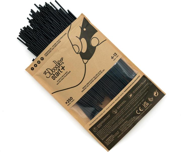 Actual product image 3Doodler Start Filament Eco (PLA, 2.50 mm, 211 g, Black)
