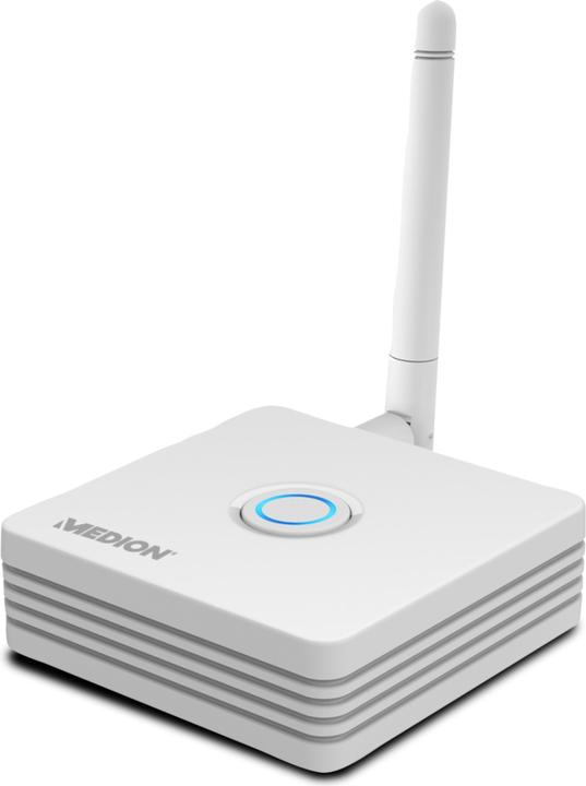 Produktbild Medion P85754 Smart Home Starter Set (lock, adapter plug, 4x door / window contact, smoke detector