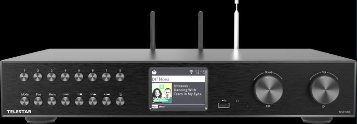 Actual product image Telestar TOP 500 sw HiFi-Tuner 43cm,Internet/DAB+/UKW,Streaming,BT,HM (Network Audio Player)