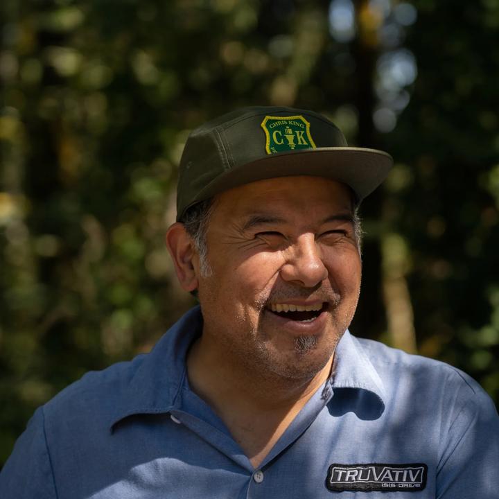 Actual product image Chris King Camp Hat Cap, Trail Badge, green, one size (One size)
