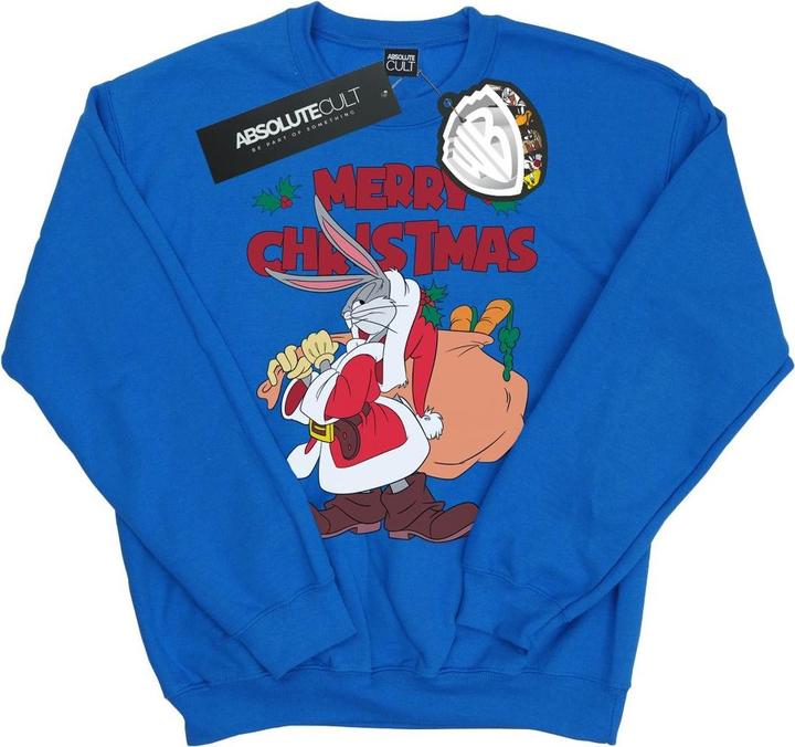 Looney Tunes Santa Bugs Bunny Sweatshirt (L)