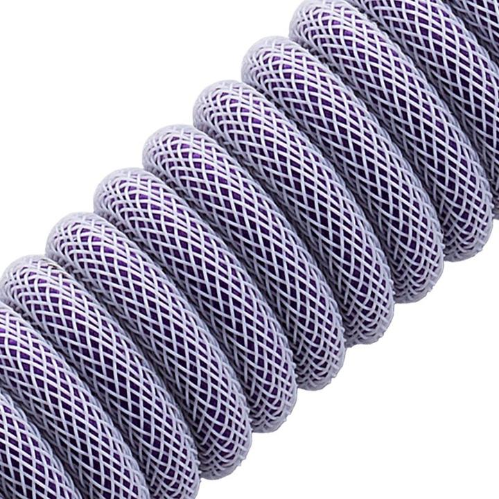 Produktbild CableMod Pro Coiled Keyboard Cable USB-C zu USB Typ A, Rum Raisin (1.50 m, USB 2.0)