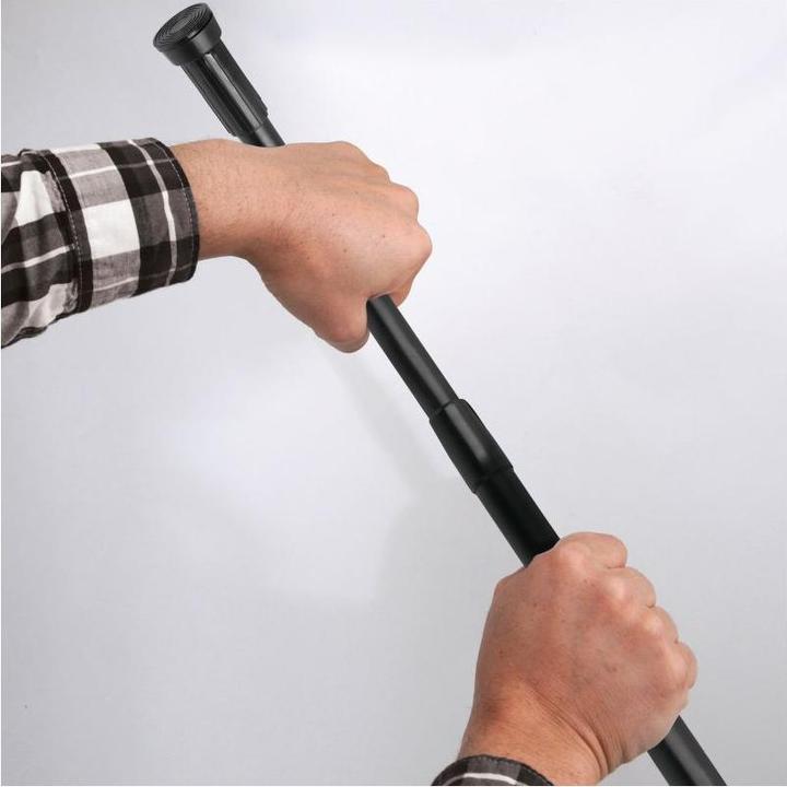 Produktbild MSV Duschstange Aluminium Glänzend schwarz 70 - 120 cm
