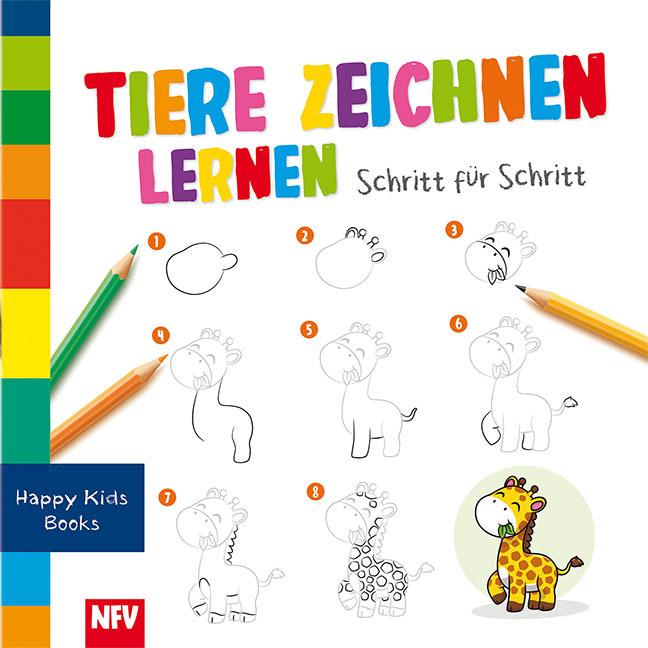 Produktbild Tiere zeichnen lernen Schritt-für-Schritt (Deutsch, 2023)