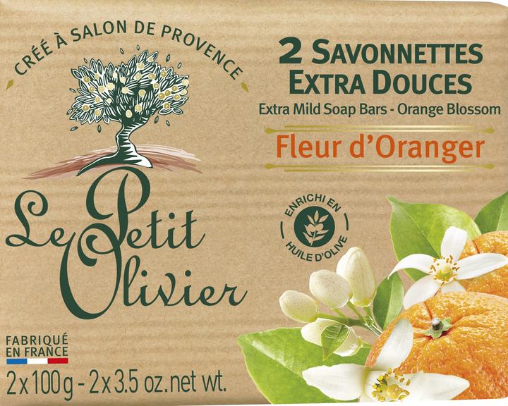 Produktbild Le Petit Olivier savonnettes fleur d'oranger (Seifenlotion, 206.70 ml)