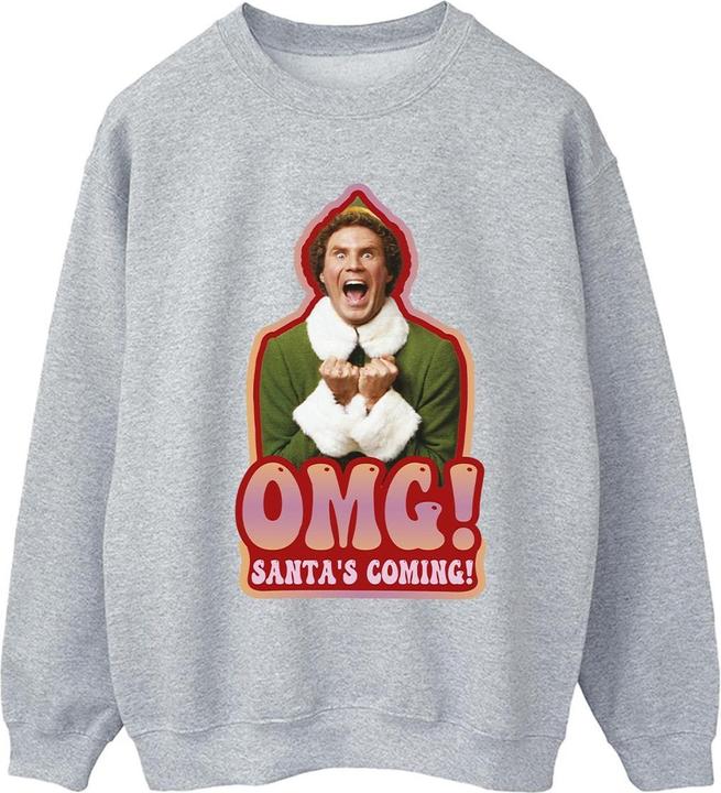 Elf Santa's Coming Sweatshirt