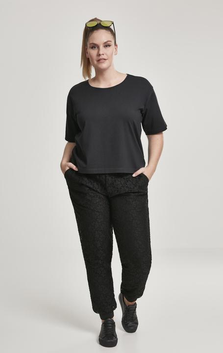 Image du produit Urban Classics Pantalon de jogging en jersey de dentelle pour dames (M)