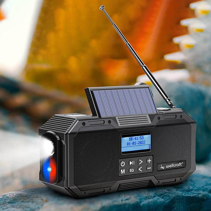 Actual product image Wellcraft DAB/FM emergency radio (FM, DAB+, Bluetooth)