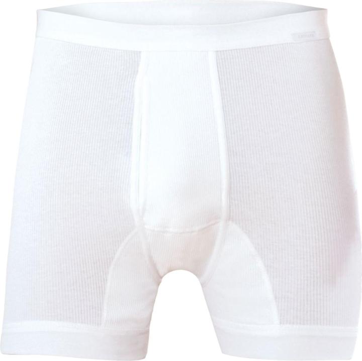 Produktbild Ammann 2 Herren Boxershorts mit Eingriff Doppelripp Unterhose 100% Baumwolle (12, 2er Pack)