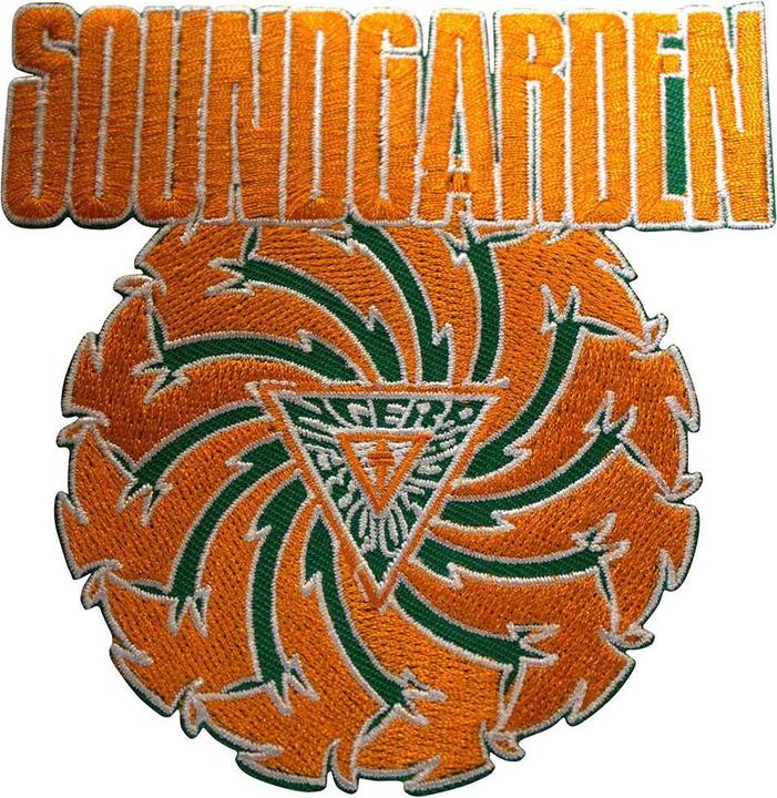 Actual product image Soundgarden Badmotorfinger Woven Iron On Patch