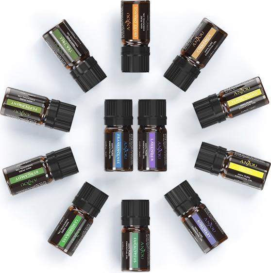 Anjou Essential oil set AJ-PCN013, 12x5 ml