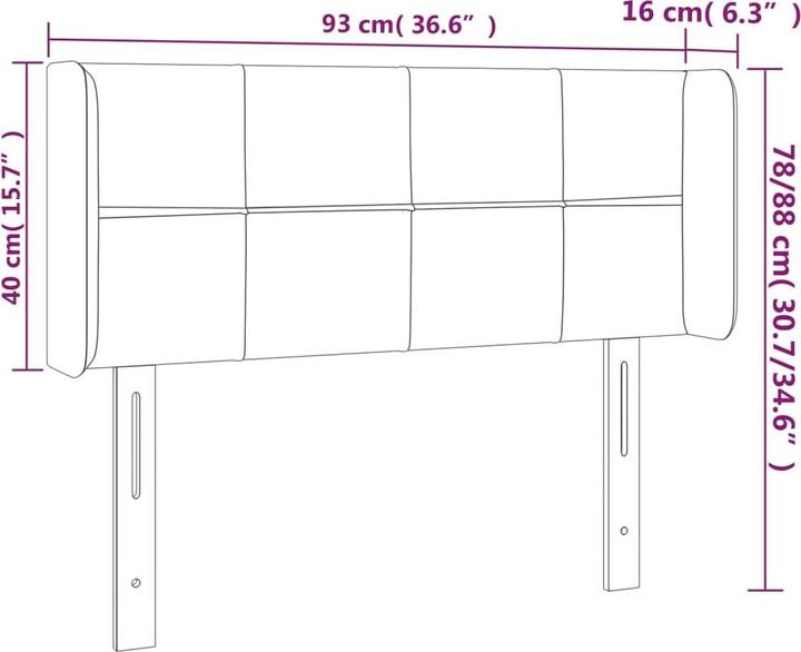 Produktbild VidaXL Stefa (93 x 16 x 88 cm)