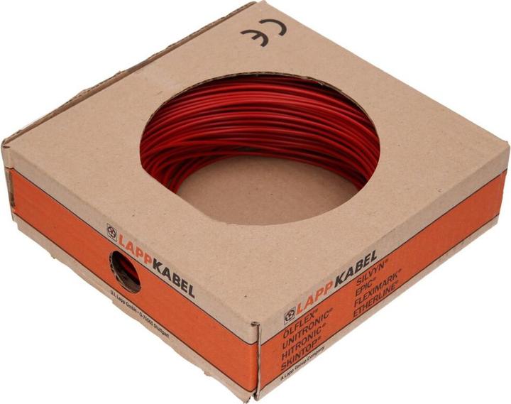Lapp Stranded wire, 0.75 mm², red Stranded copper wire, bare, flexible PVC (100 m)