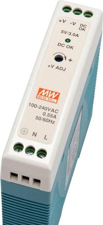 Image du produit MeanWell Bloc d'alimentation pour rail DIN (DINRail)
