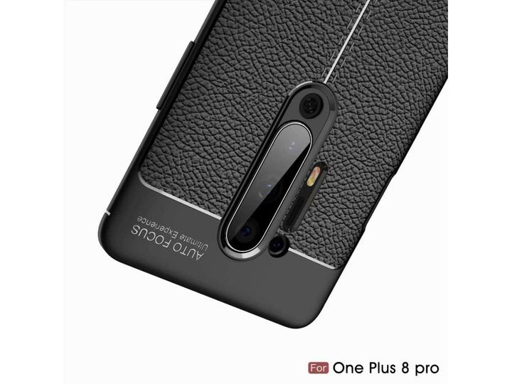 Produktbild Screenguard OnePlus 8 Pro Hülle Leather Design TPU Cover (OnePlus 8 Pro)