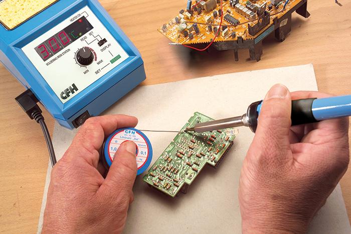 Actual product image CFH Digital soldering station LD 48
