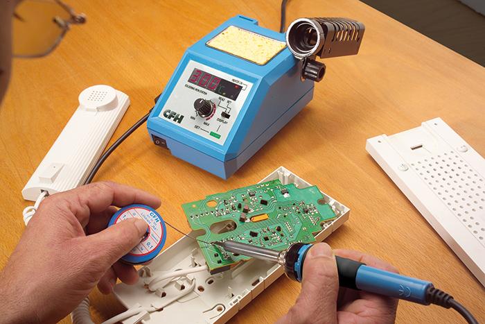 Actual product image CFH Digital soldering station LD 48